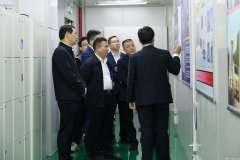 宜春市电子信息产业链招商小分队莅临成都廷杰短途运输服务有限公司参观调研
